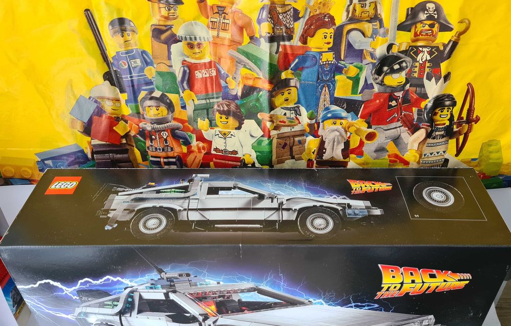 LEGO 10300 Wehikuł czasu z „Powrotu do przyszłości” oryginał + torba