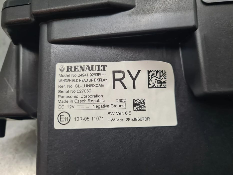 Display / ecrã de informações RENAULT Austral