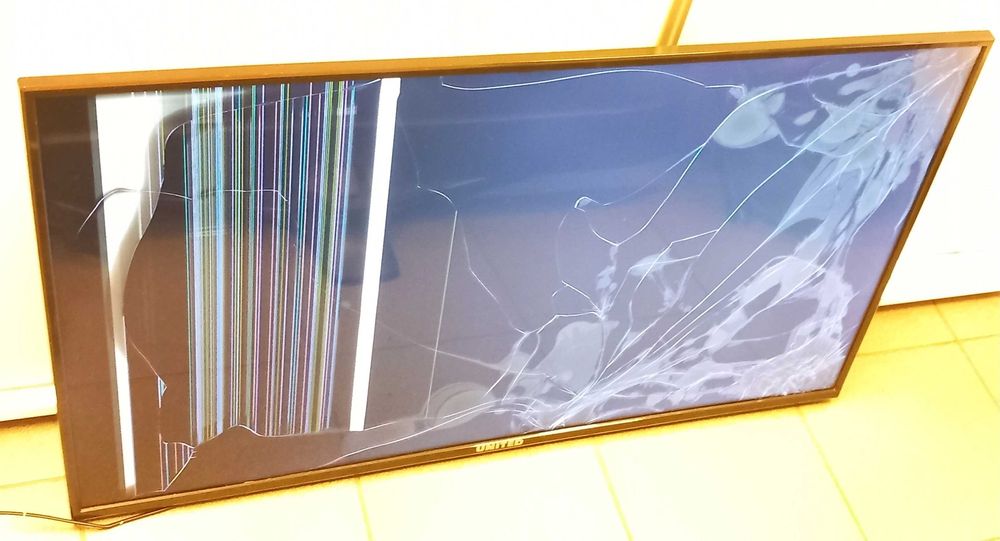 Telewizor LED UNITED 43DU58 43 CALE/ uszkodzona matryca