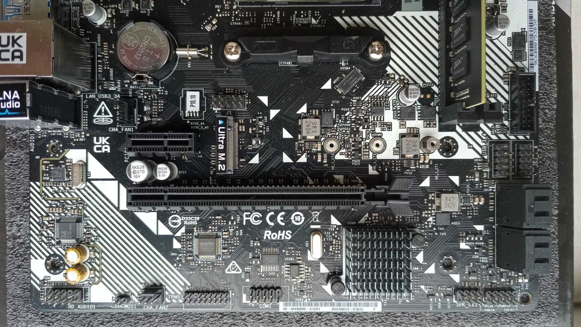 Сборка Ryzen 5 2400GE 4 ядра 8 потоков 3,8 GHz ASRock B450 DDR4 16 GB