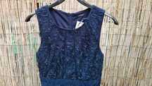 ORSAY sukienka granatowa elegancka Forever Party modna Nowa dekor 36/S