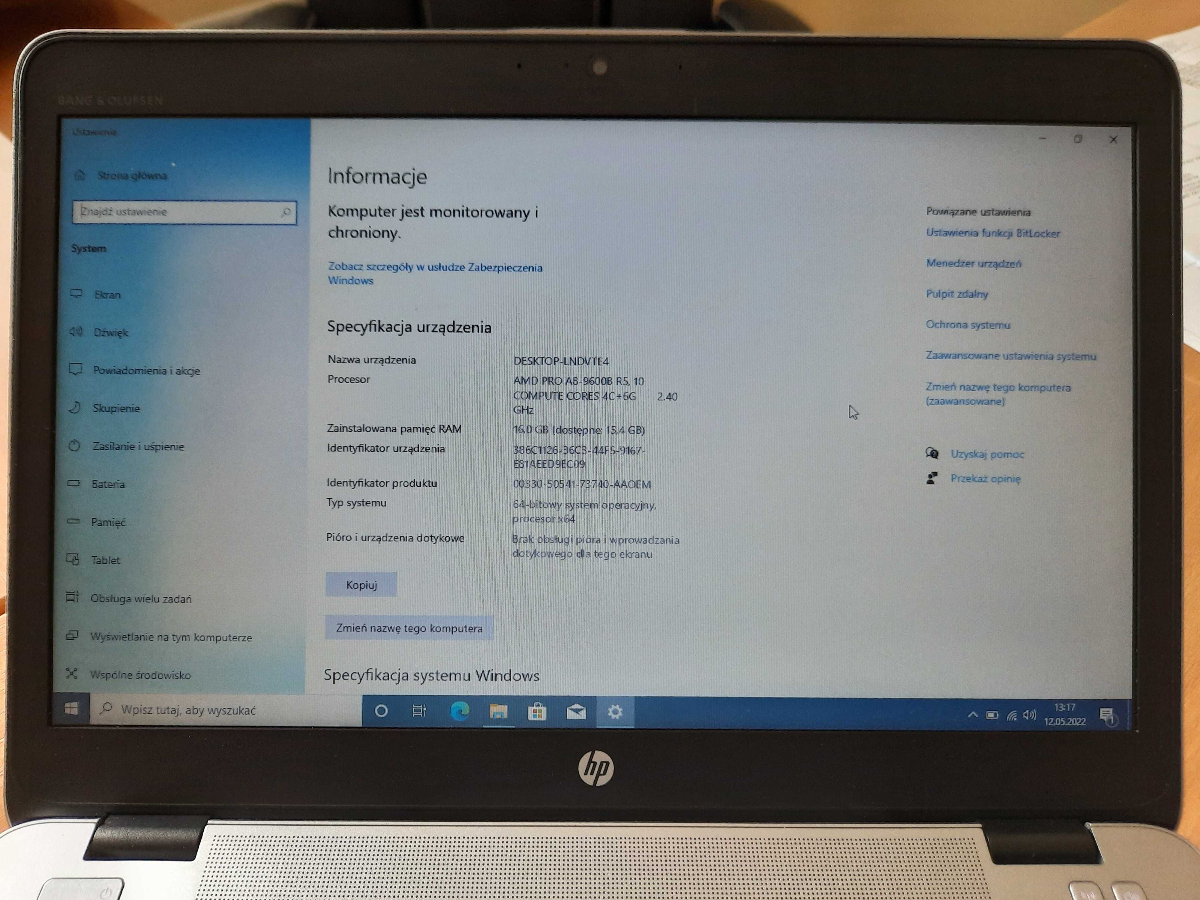 HP EliteBook 745 G4