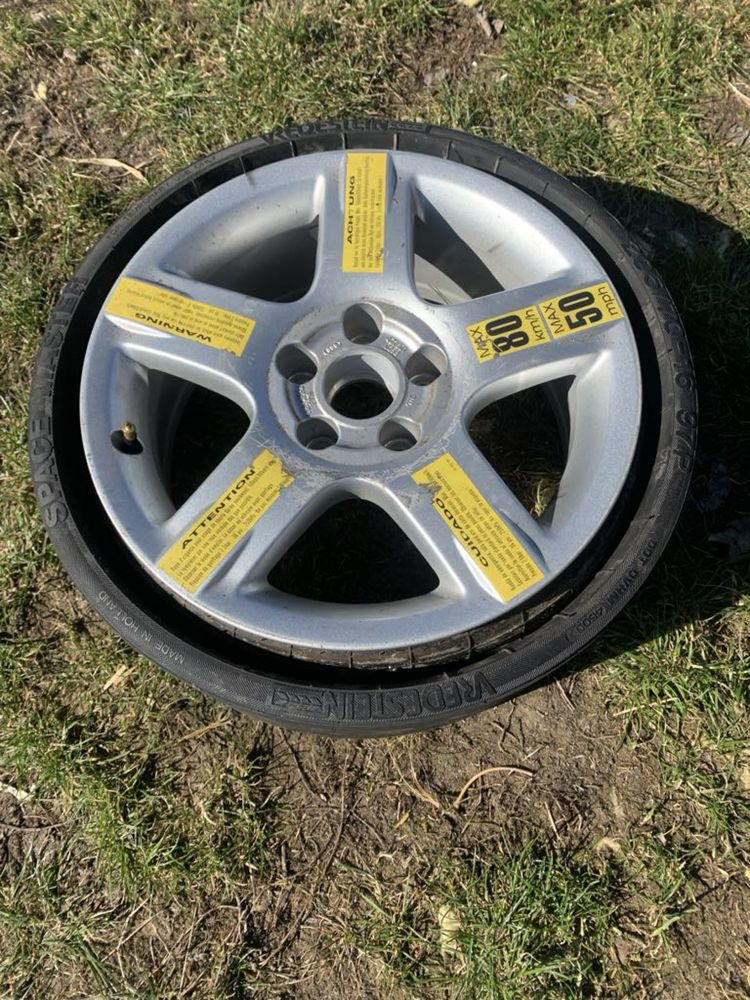 Koło alufelga zapas audi a6 c6