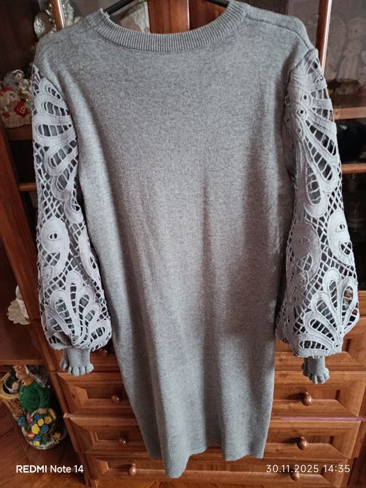 Плаття сіре нове