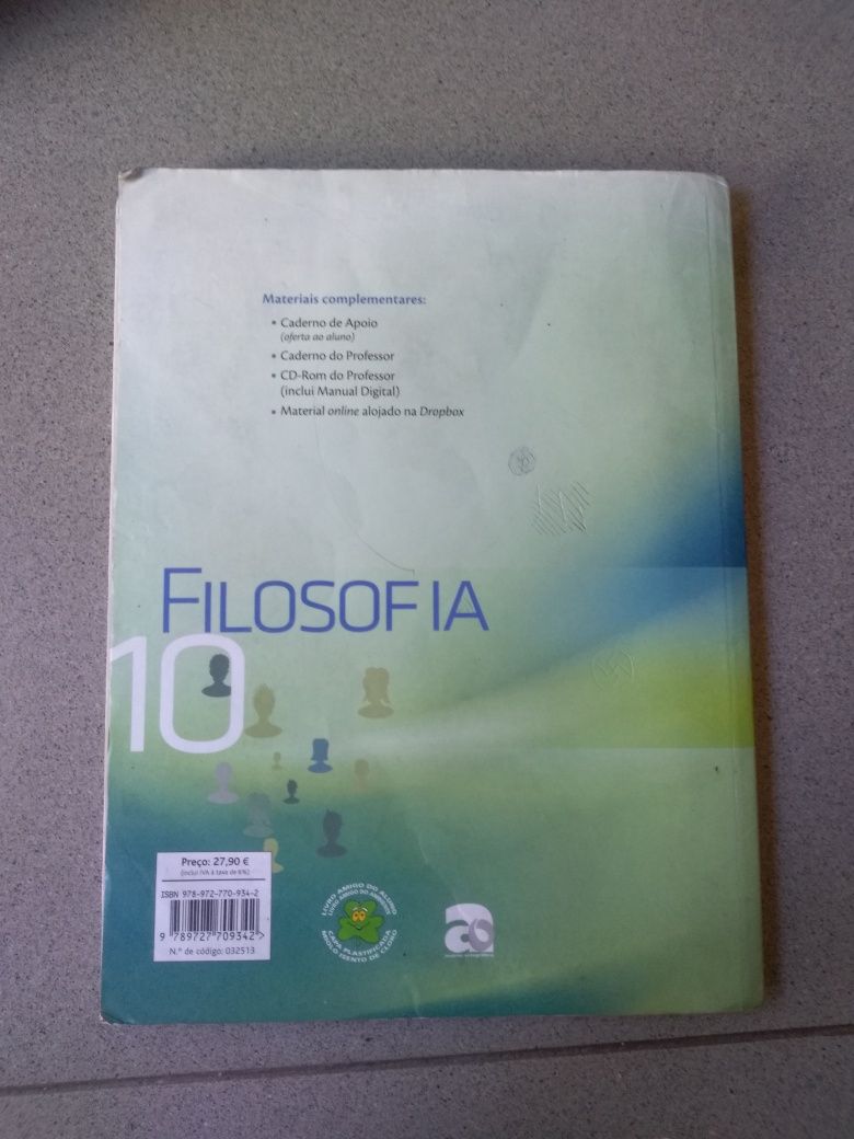 Livros 10º ano -  FILOSOFIA / PORTUGUES - sentidos