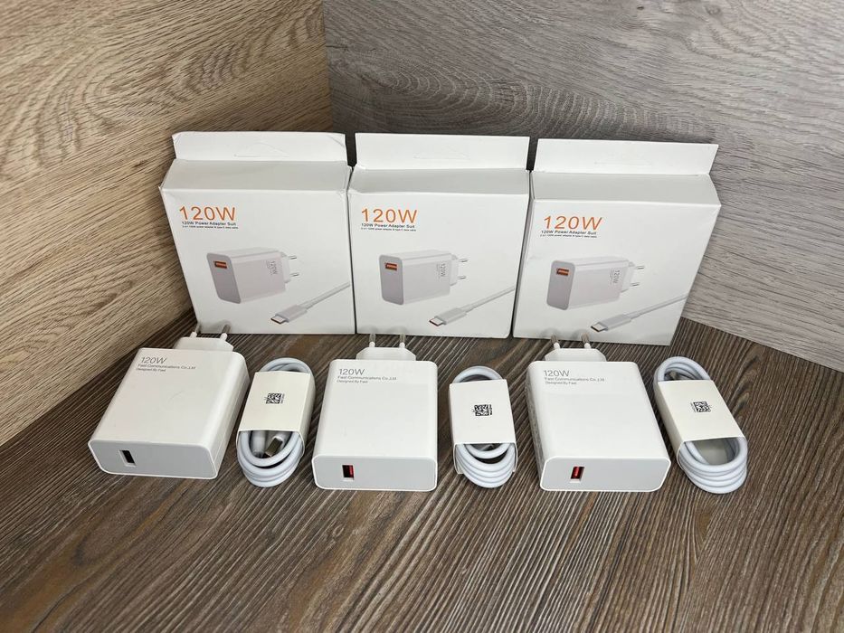 Зарядка Xiaomi 120W 90W 67W Mi Turbo Charge Original зарядний пристрій
