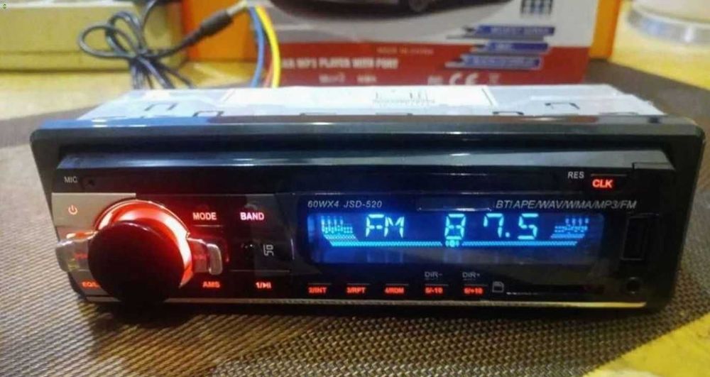 Автомагнітола з bluetooth та пультом гарна якість звука бютжетна usb