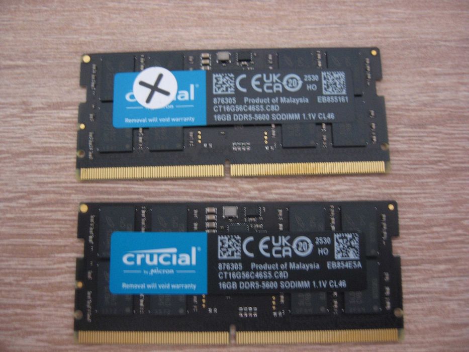 Pamięć ram do laptopa DDR5 2x16GB zestaw