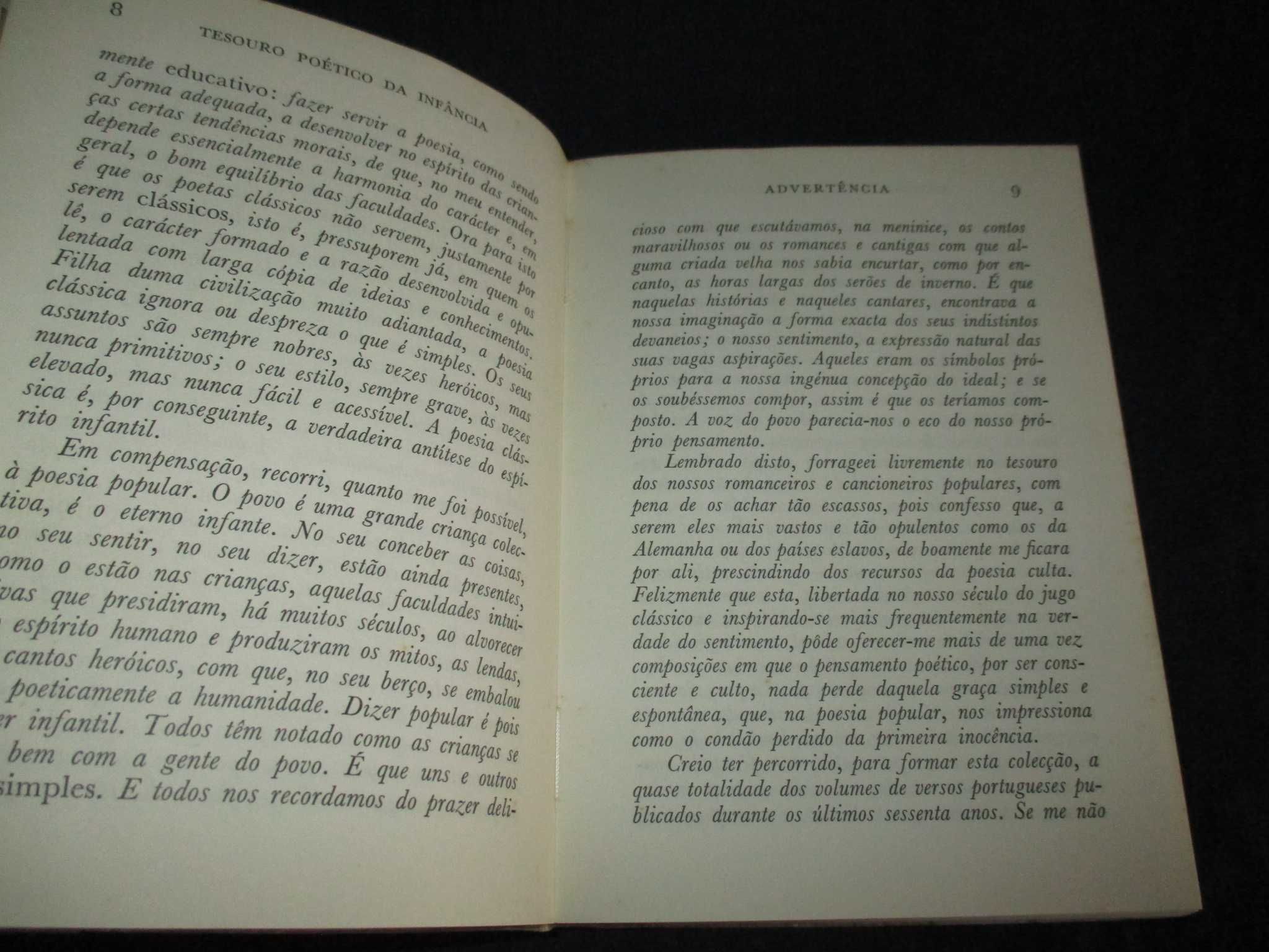 Livro Tesouro Poético da Infância Antero de Quental