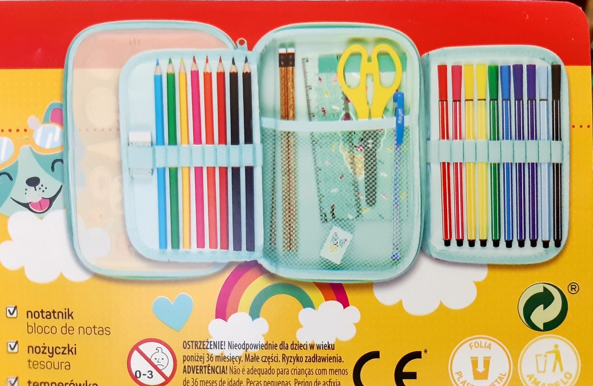 Vendo Estojo escolar com acessórios.