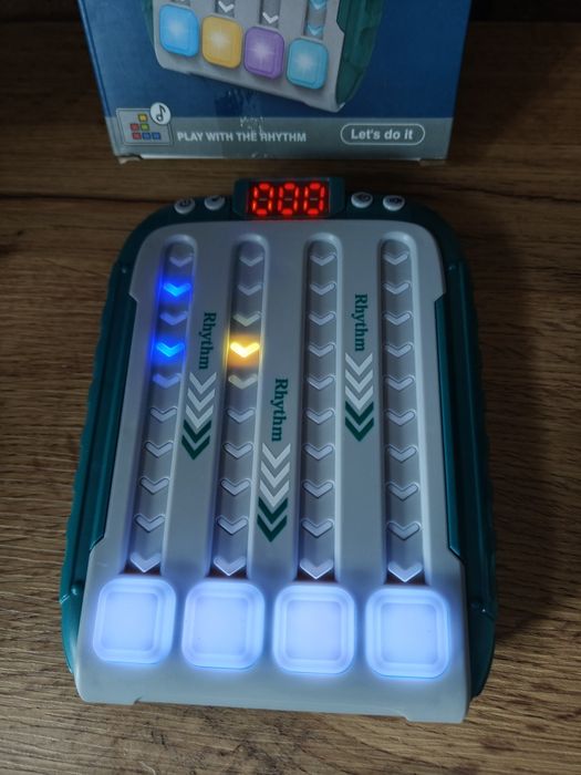 Elektroniczna gra muzyczna Rhythm Game Machine LED zabawka dla dzieci