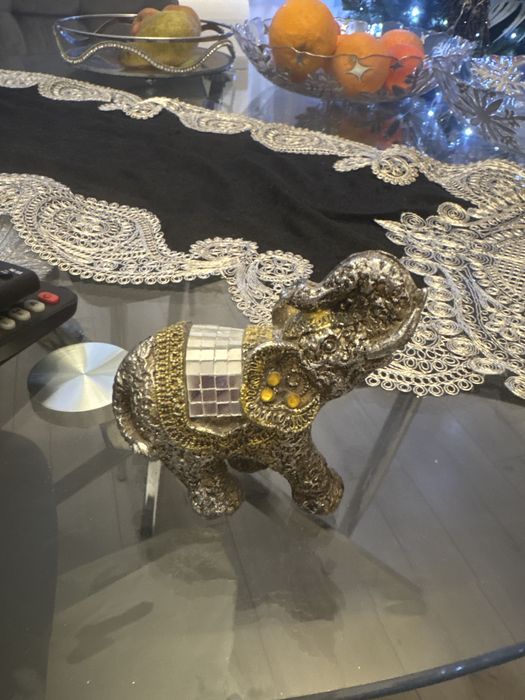 Słonik nowy srebno /złoty!