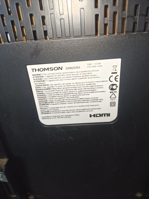 Telewizor Thomson 32Hu2253 na części