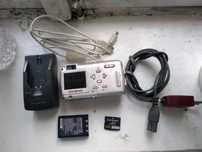 Фотоаппарат olympus mju 300 digital + зарядка + карта 16 мб + шнури