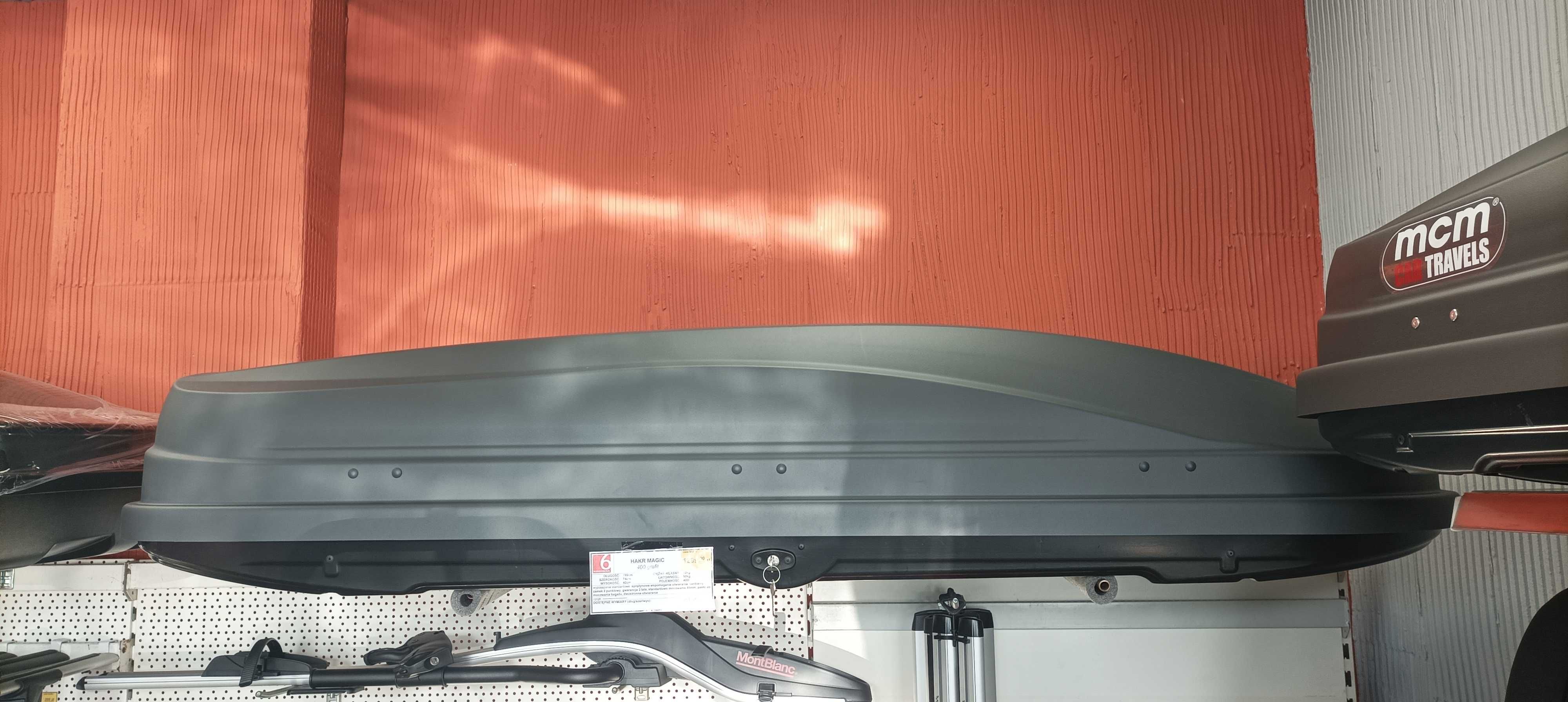 box dachowy Hakr Magic 400 grafit dwustronny Wrocław