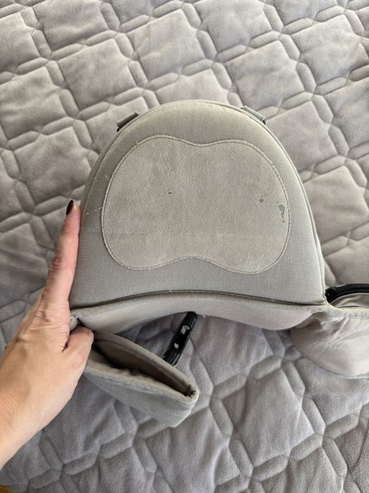 Хіпсіт для дітей AieBao сірий слінг ергорюкзак кенгуру