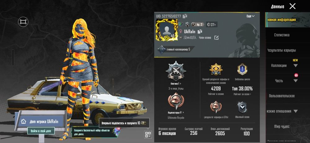 Акаунт в пабгу..