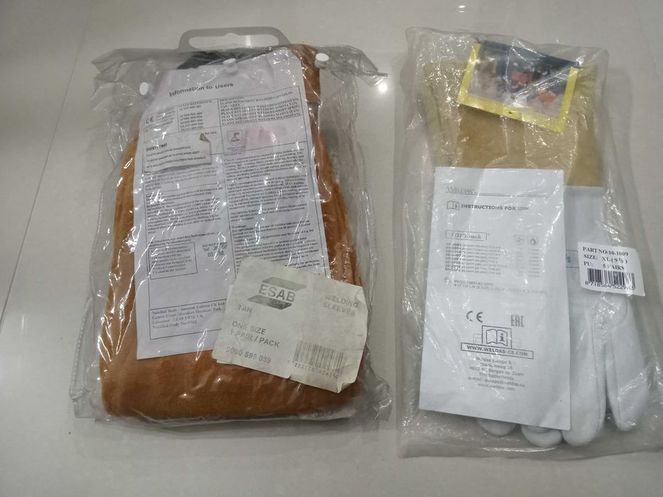Rękawy spawalnicze ESAB para + para rękawic spawalniczych WELDAS