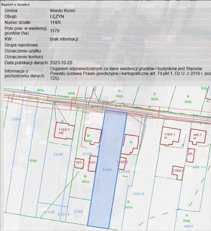 Działka Konin/Łężyn/Rezerwacja do 10.02.2024