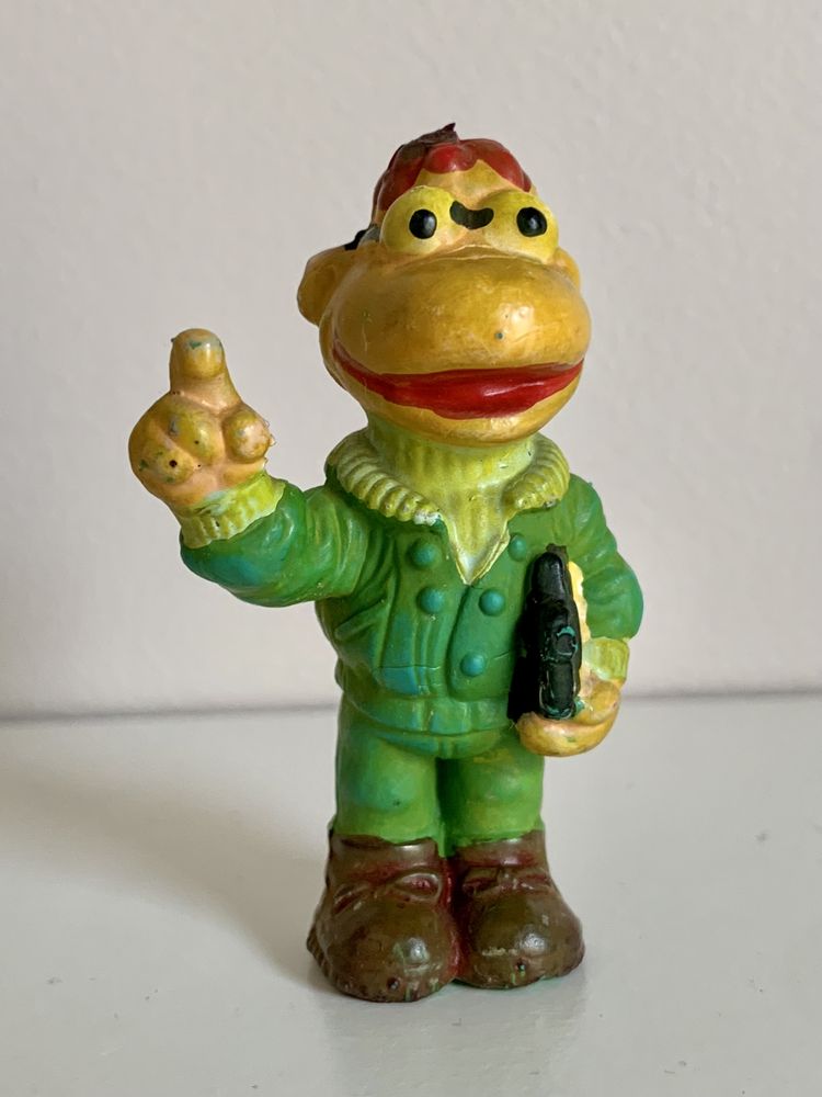 Muppety gumowe figurki PRL Muppets Kermit Gonzo Statler Waldorf Piggy