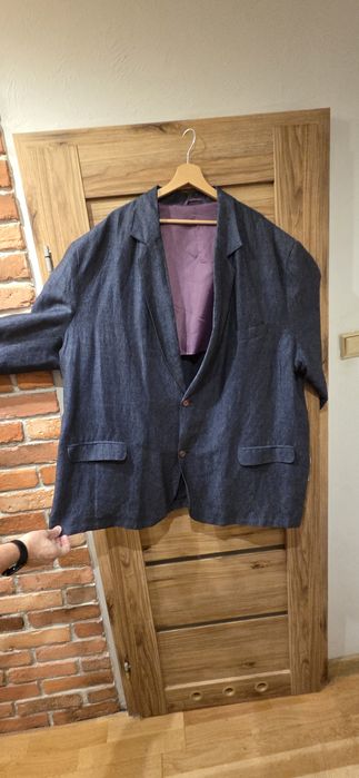 Lniana marynarka męska 6xl