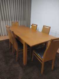 Mesa jantar + cadeiras