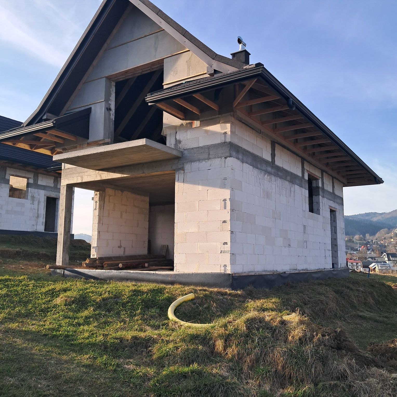 Dom  z widokiem na Pieniny i Gorce