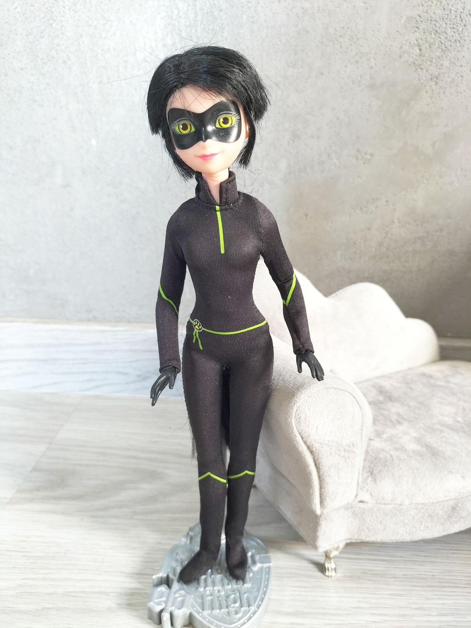 Lalka Biedronka i Czarny kot Lady Noir Miraculous Bandai