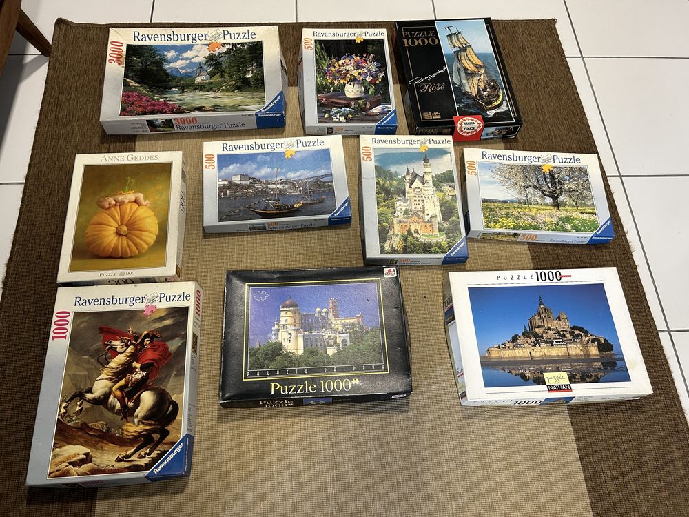 Super set de 10 Puzzles diversos