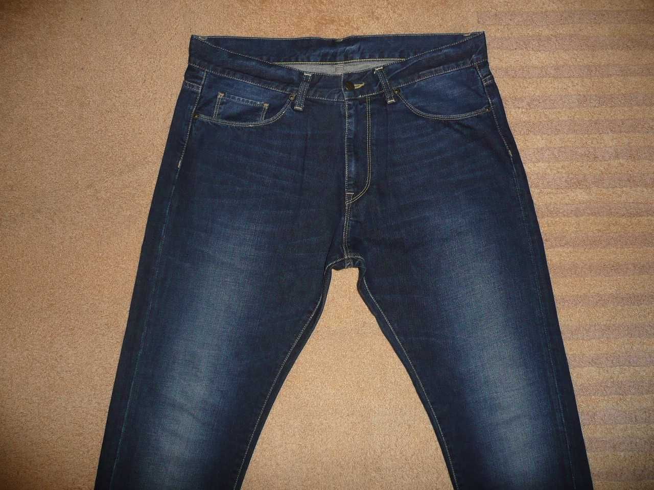 Spodnie dżinsy CARHARTT W33/L32=45/107cm jeansy