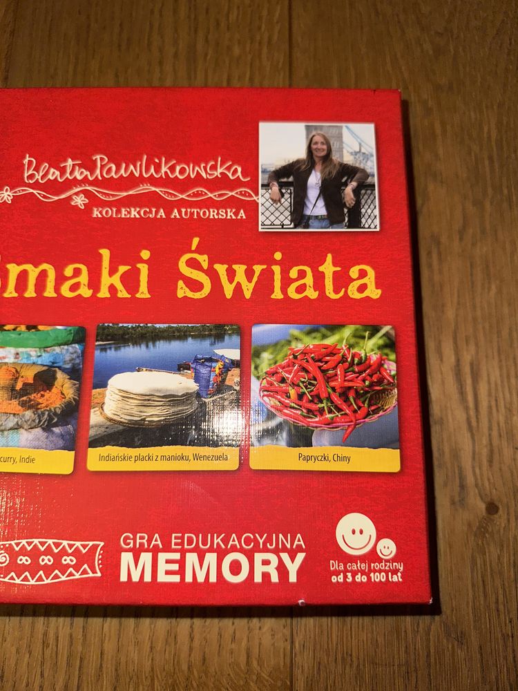 Gra edukacyjna memory Smaki Świata Beata Pawlikowska, 3+