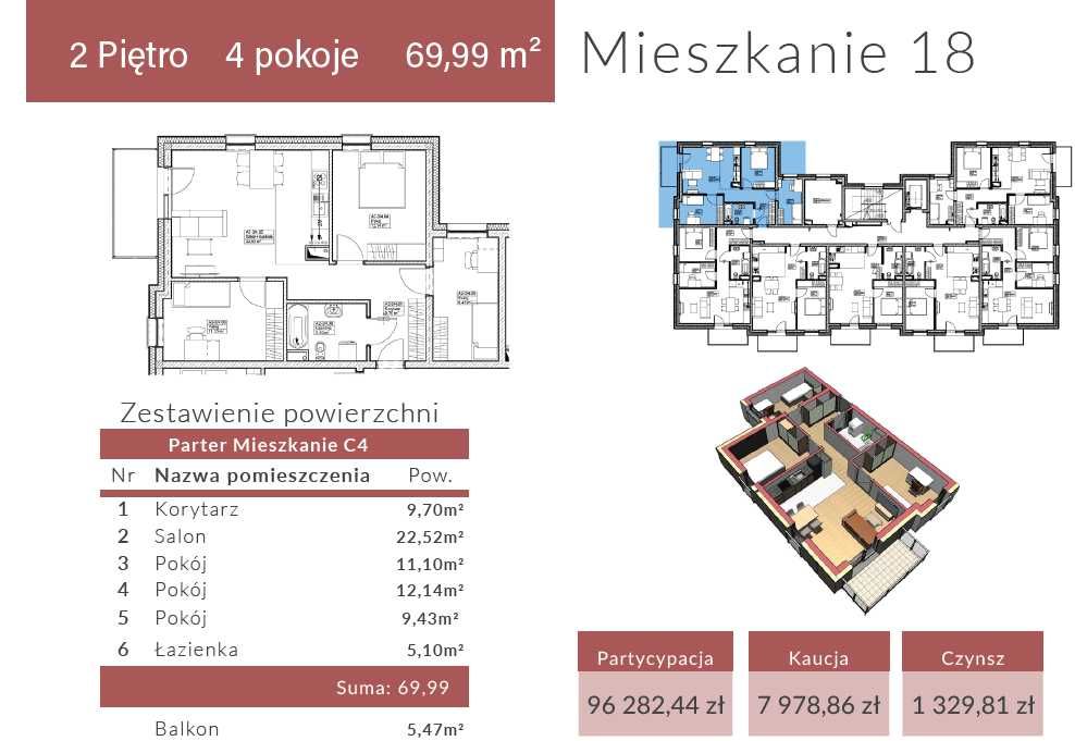 Najem długoterminowy z opcją wykupu! Niski czynsz! Dostępne od III/26!