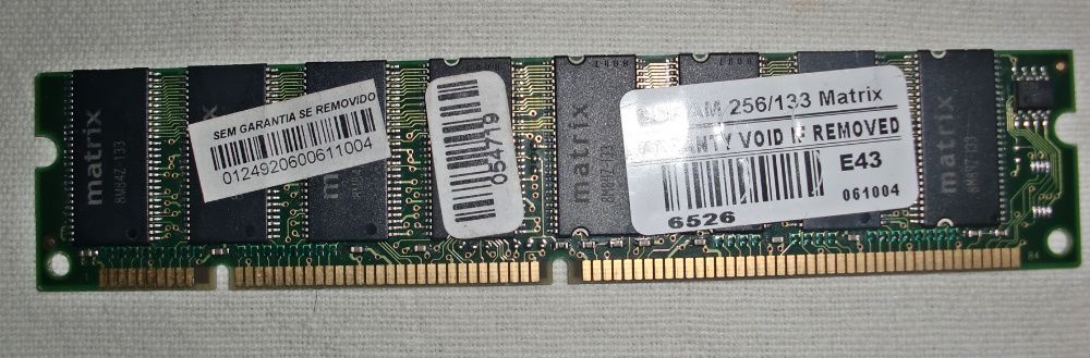Memória SDRAM 256/133