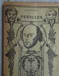 Pericles de Shakespeare - 1º Edição 1918