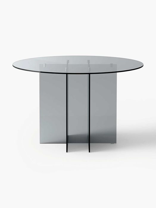 Okrągły stół do jadalni ze szkła Anouk ś.120cm (Westwing)