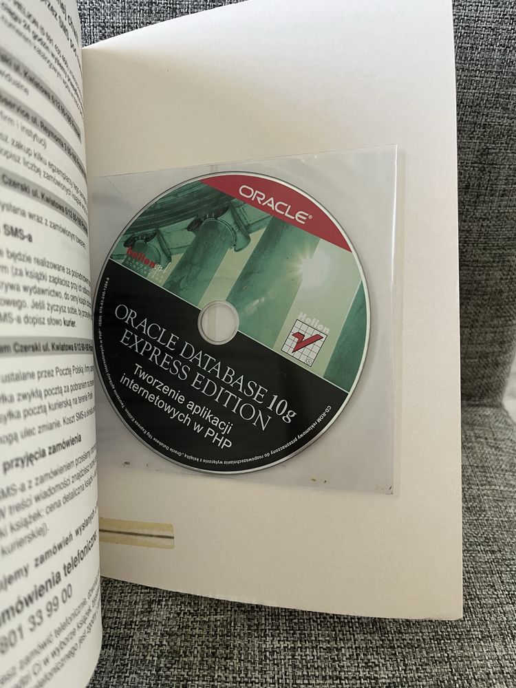 Książka Oracle Database 10g Tworzenie aplikacji internetowych w PHP
