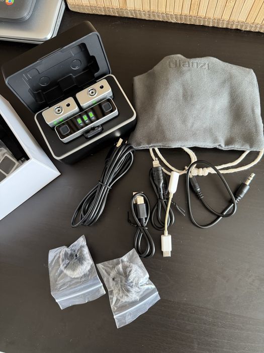 Microfones lapela Ulanzi AM18