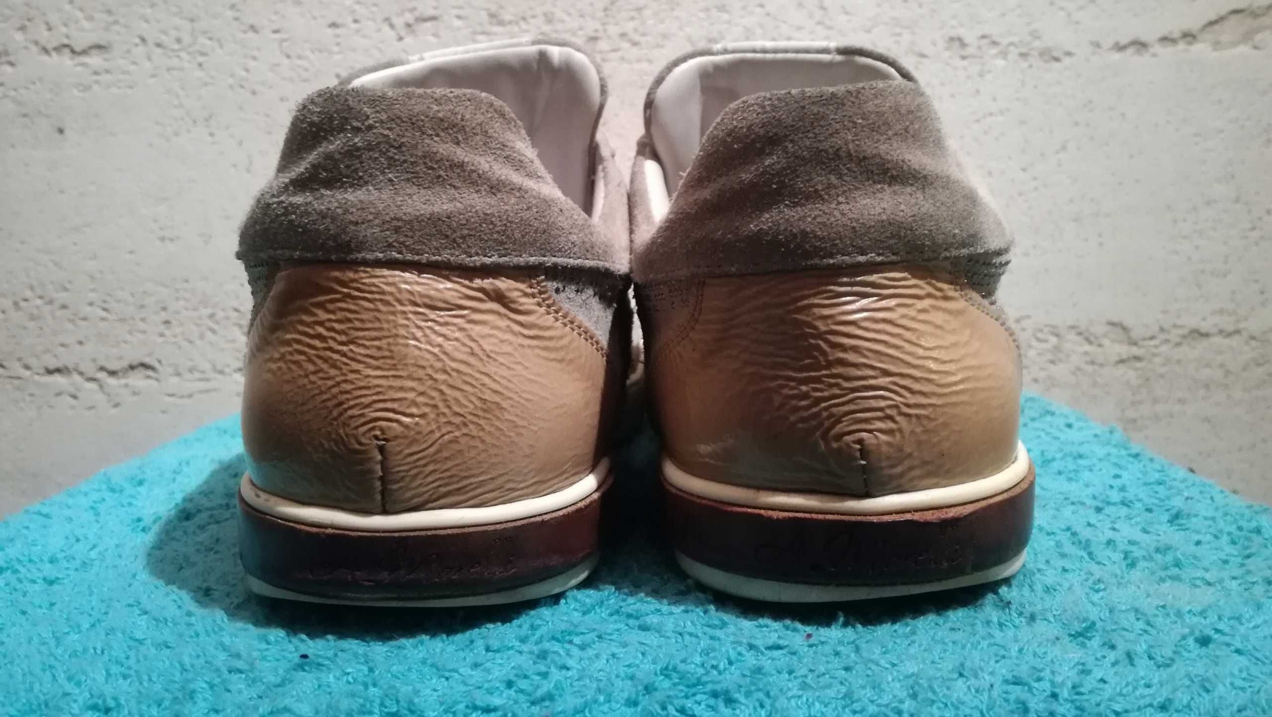 Damskie sneakersy ANDREA MORELLI r.40 skóra stan bardzo dobry