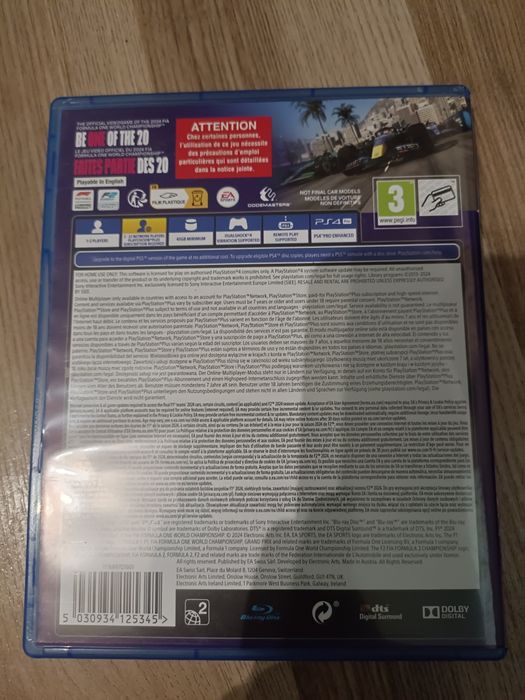 PS4/PS5 F1 24 zamienie