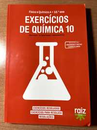 Exercícios de Química 10 - Física e Química A - 10.º ano