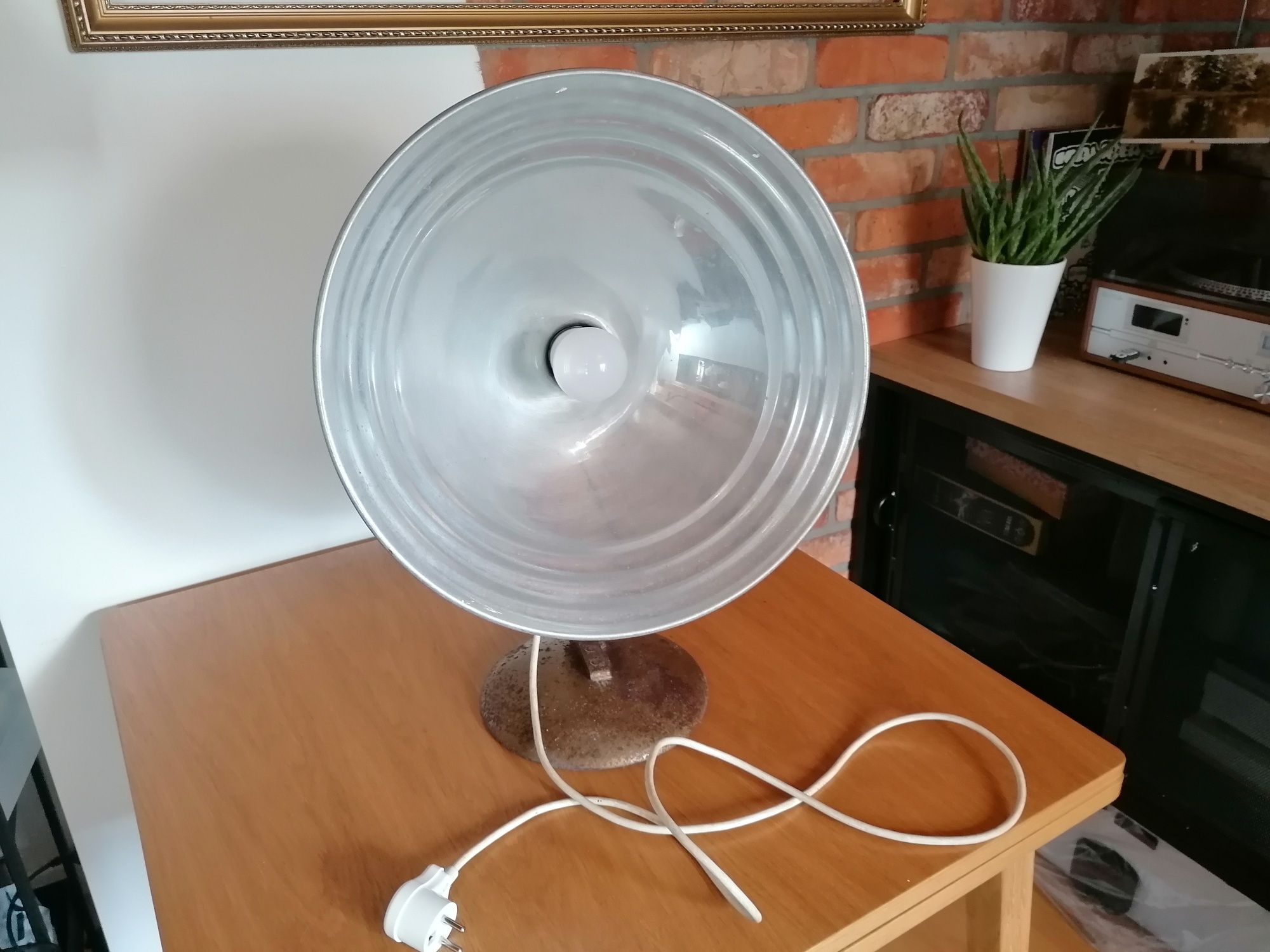 Lampa stołowa loft e27 prl