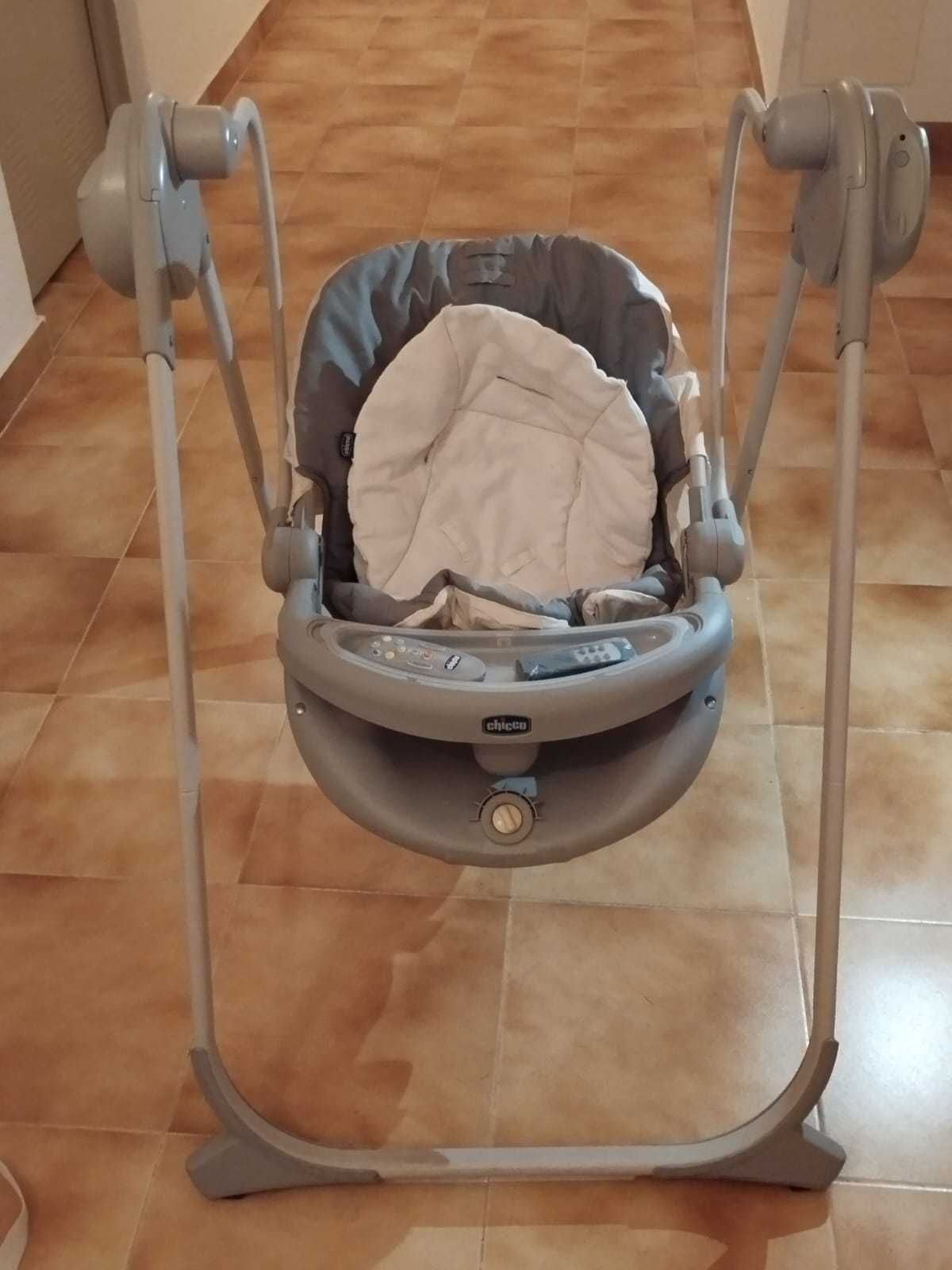Carrinho Be Cool Twice, Baloiço Chicco, Cadeira Chicco Auto - Tudo 65€