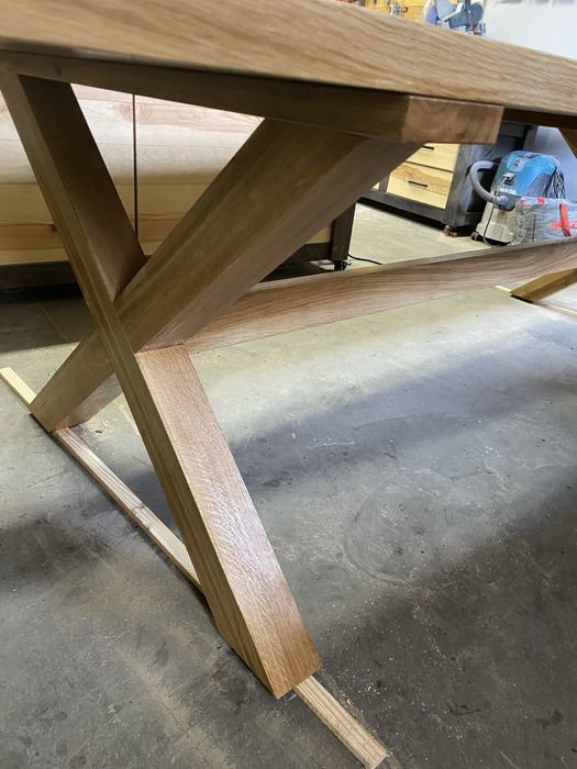 Stół dębowy ogrodowy duży 3m