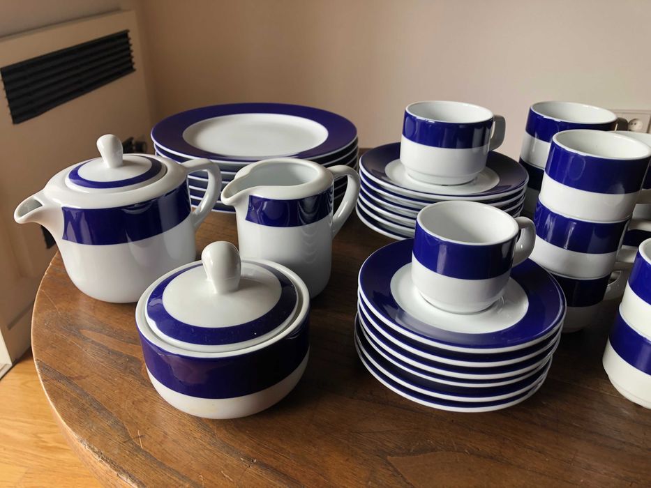 Serviço chá e café porcelana Costa Verde