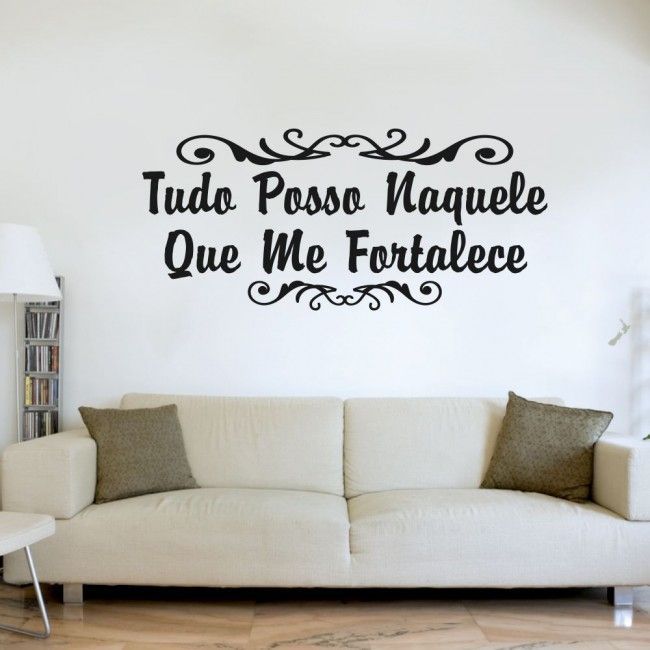 Frases de Parede Personalizadas - Vinil Autocolante