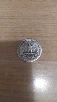 25 centów USA 1942 r srebro