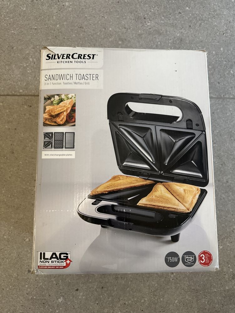 SilverCrest sandwitch toaster 3-in-1 750W