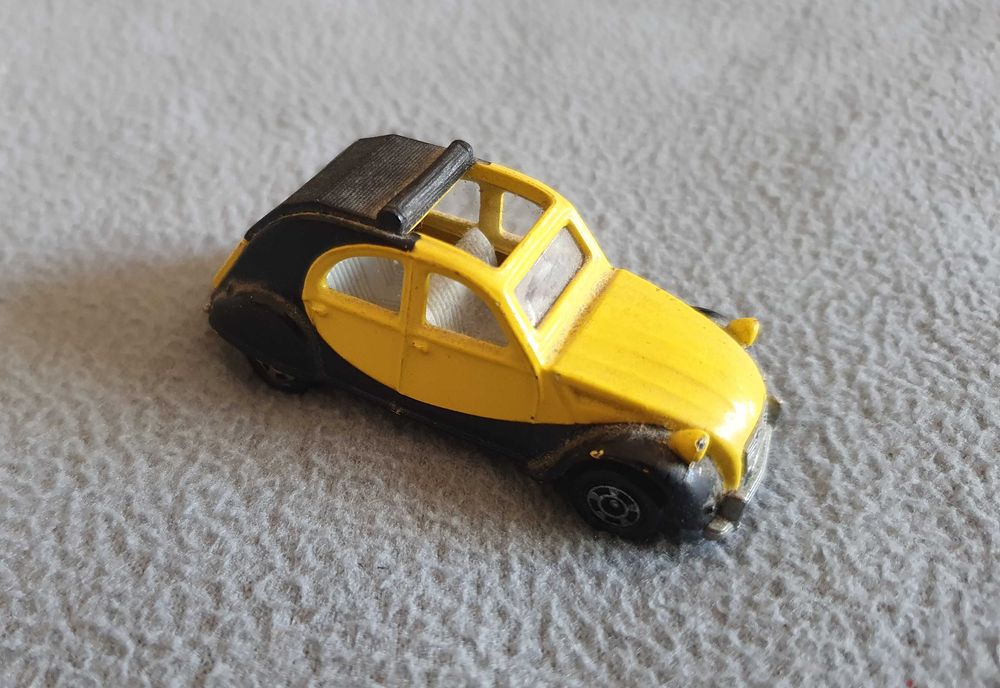 Carrinho TOMY TOMICA - Citroen 2cv nº 3 - escala 1/57 - vintage - RARO