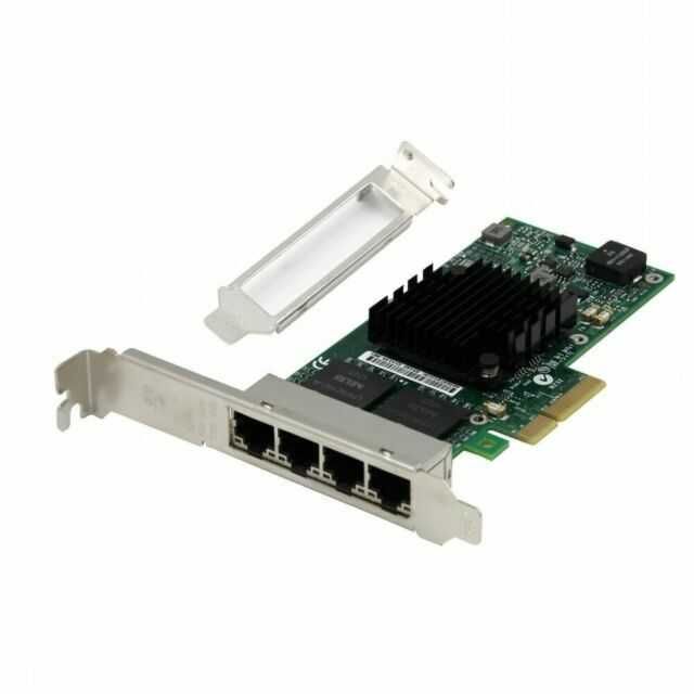 Сетевая карта GbE Intel I350-T4 PCIE (I350T4V2BLK)
