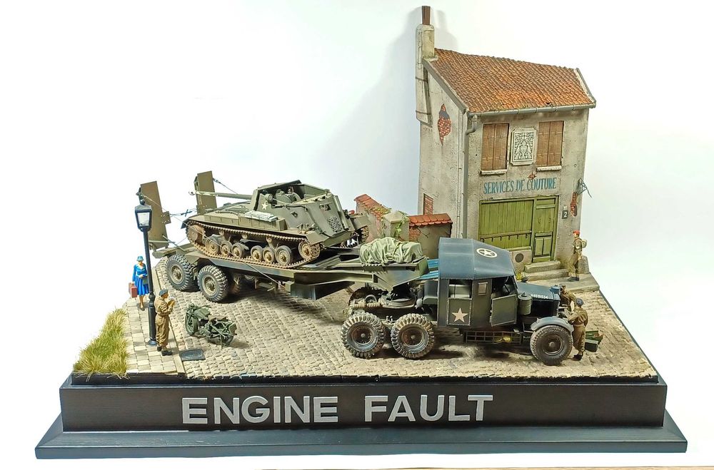 Profesjonalnie wykonana diorama 1/35